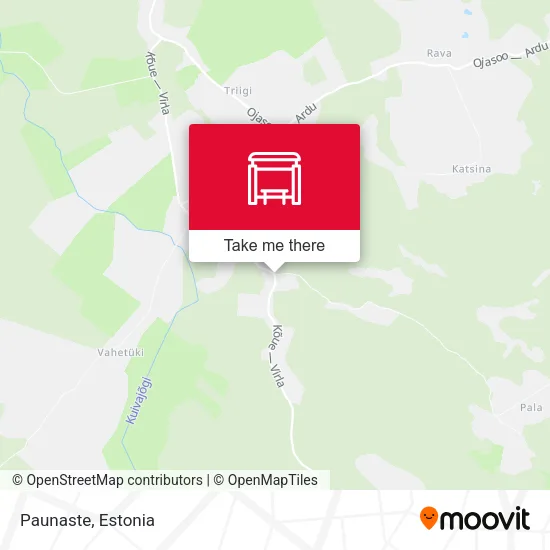 Карта Paunaste