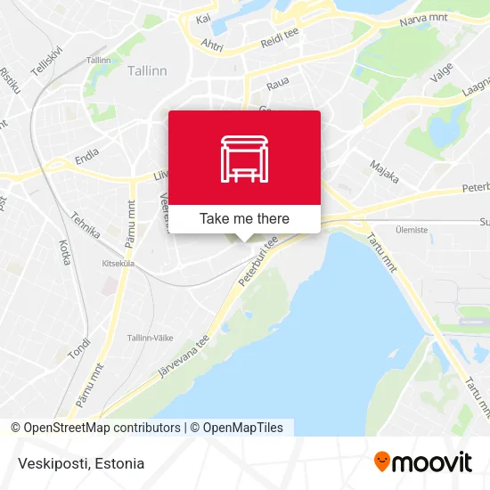 Карта Veskiposti