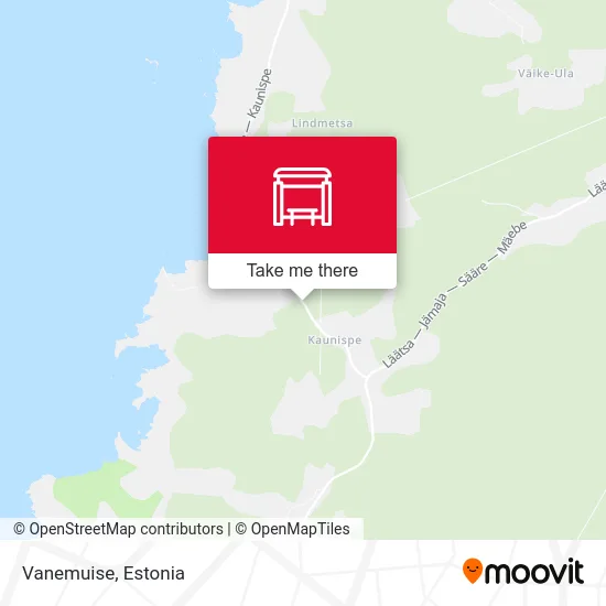 Карта Vanemuise