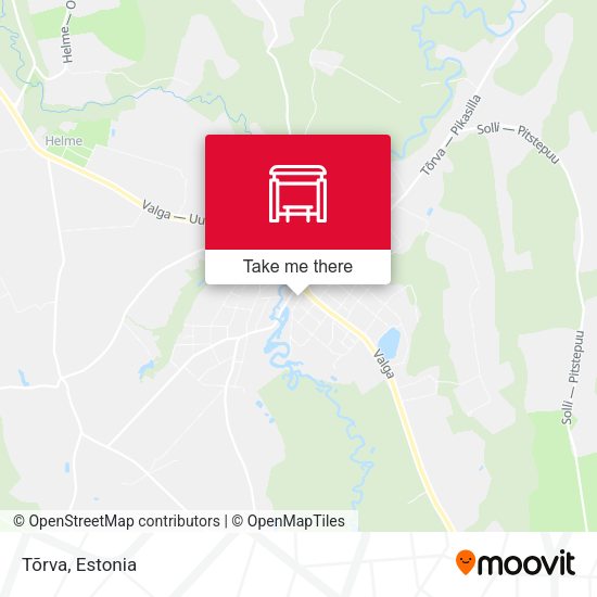 Карта Tõrva