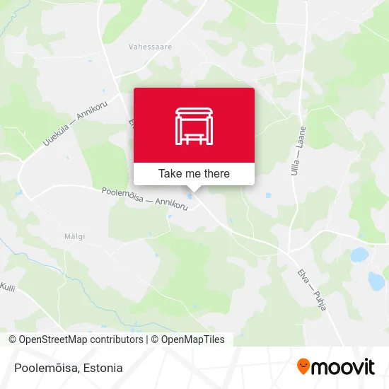 Карта Poolemõisa