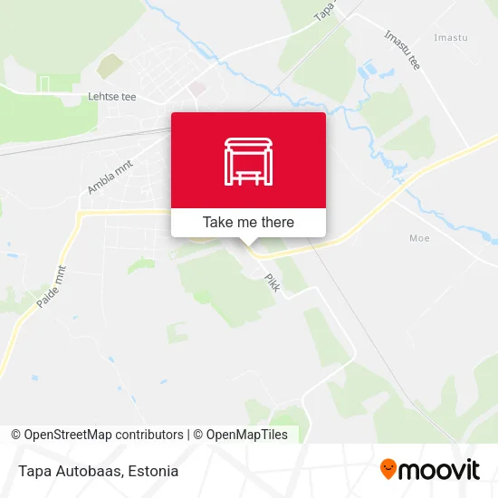 Карта Tapa Autobaas