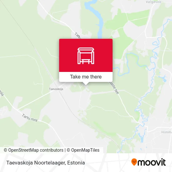 Карта Taevaskoja Noortelaager
