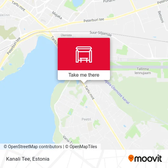 Карта Kanali Tee