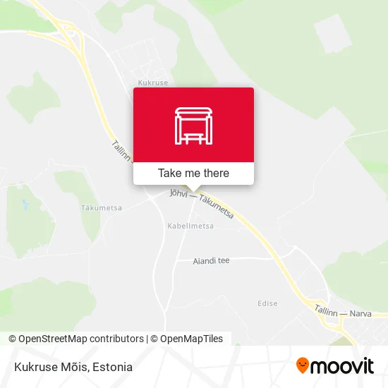 Карта Kukruse Mõis