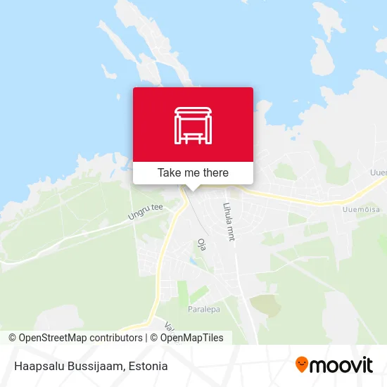 Карта Haapsalu Bussijaam