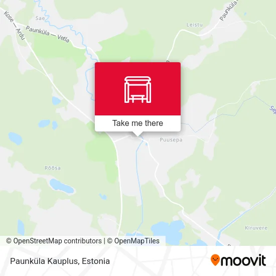 Карта Paunküla Kauplus