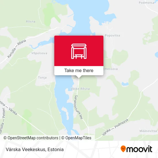 Värska Veekeskus map