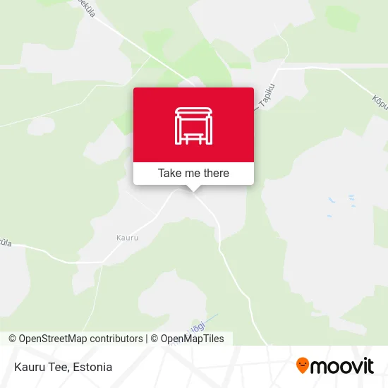 Карта Kauru Tee