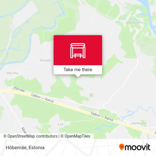 Карта Hõbemäe