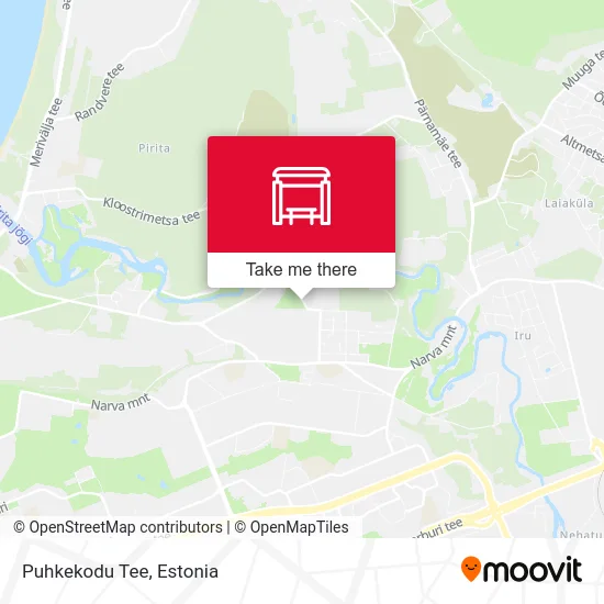 Карта Puhkekodu Tee