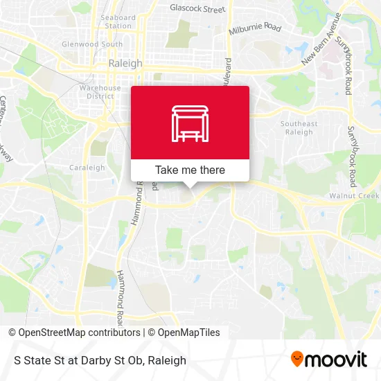 S State St at Darby St Ob map