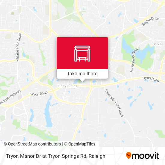 Tryon Manor Dr at Tryon Springs Rd map