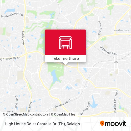 High House Rd at Castalia Dr (Eb) map