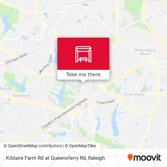 Kildaire Farm Rd at Queensferry Rd map