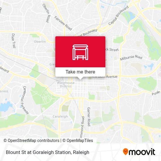 Blount St at Goraleigh Station map