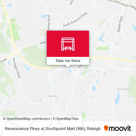 Renaissance Pkwy at Southpoint Mall (Wb) map