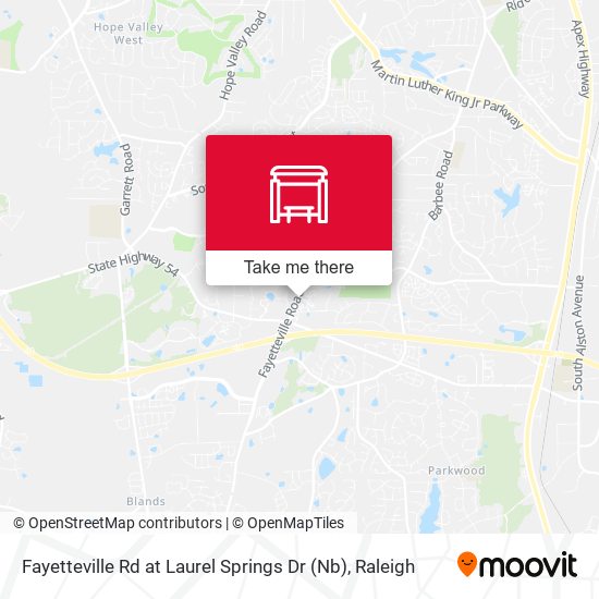 Fayetteville Rd at Laurel Springs Dr (Nb) map