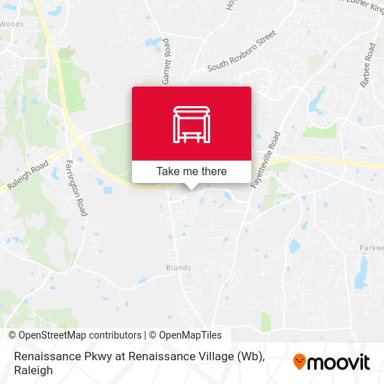 Renaissance Pkwy at Renaissance Village (Wb) map