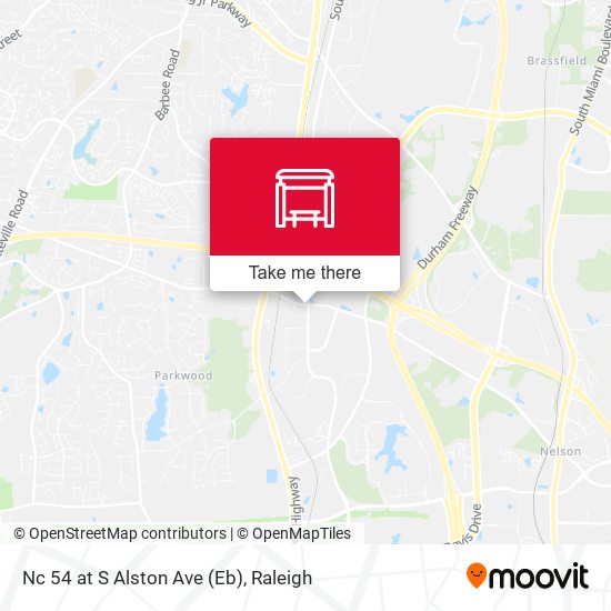 Mapa de Nc 54 at S Alston Ave (Eb)