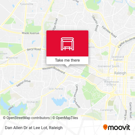 Dan Allen Dr at Lee Lot map