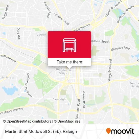 Mapa de Martin St at Mcdowell St (Eb)