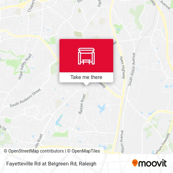 Mapa de Fayetteville Rd at Belgreen Rd