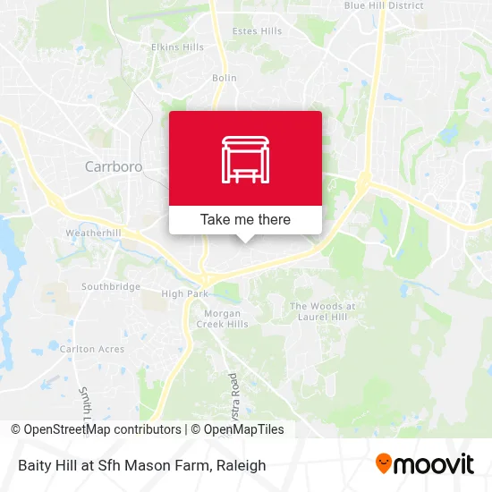 Baity Hill at Sfh Mason Farm map