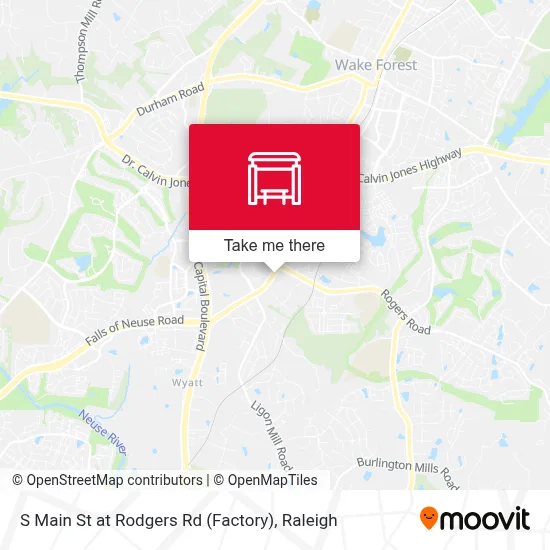 S Main St at Rodgers Rd (Factory) map