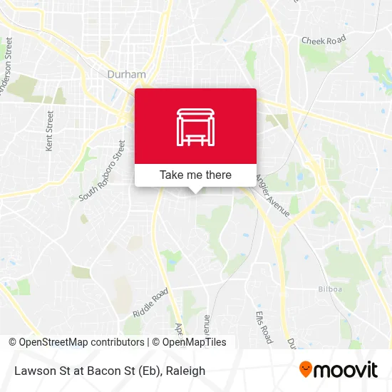 Lawson St at Bacon St (Eb) map