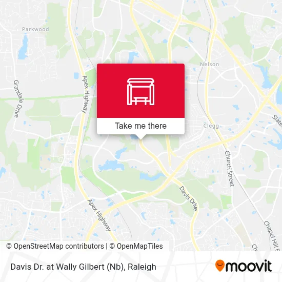 Davis Dr. at Wally Gilbert (Nb) map