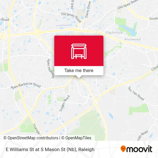 E Williams St at S Mason St (Nb) map