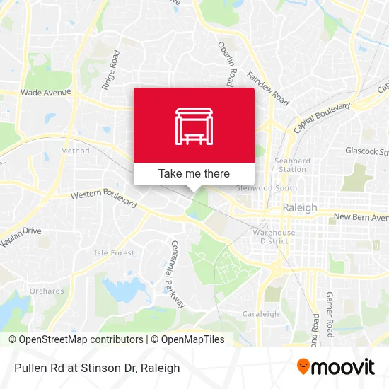 Pullen Rd at Stinson Dr map