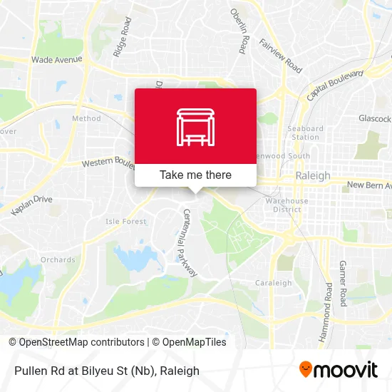 Pullen Rd at Bilyeu St (Nb) map