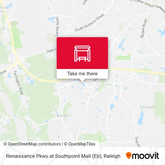 Renaissance Pkwy at Southpoint Mall (Eb) map