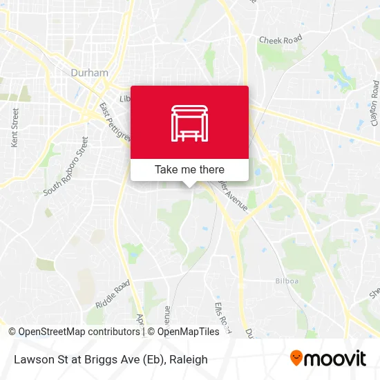 Lawson St at Briggs Ave (Eb) map
