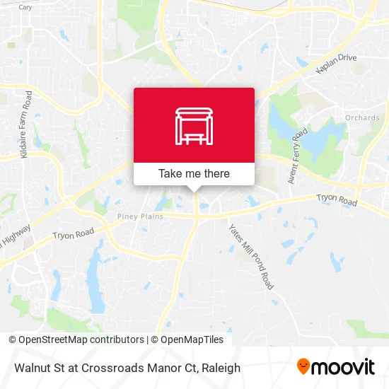 Mapa de Walnut St at Crossroads Manor Ct