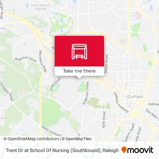 Mapa de Trent Dr at School Of Nursing (Southbound)