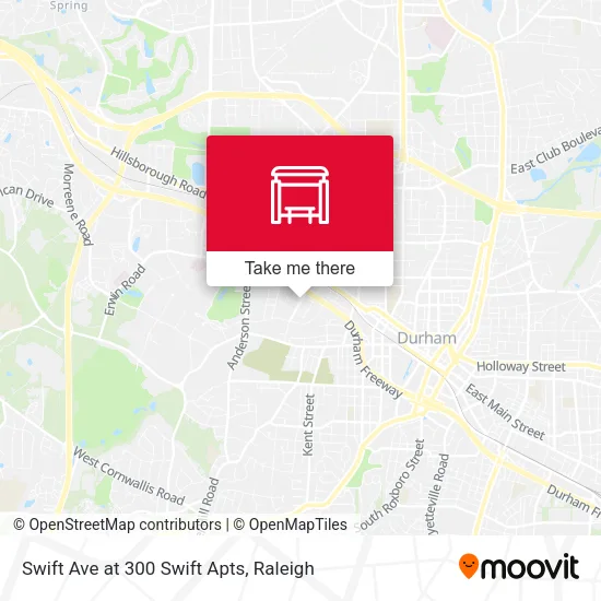 Swift Ave at 300 Swift Apts map