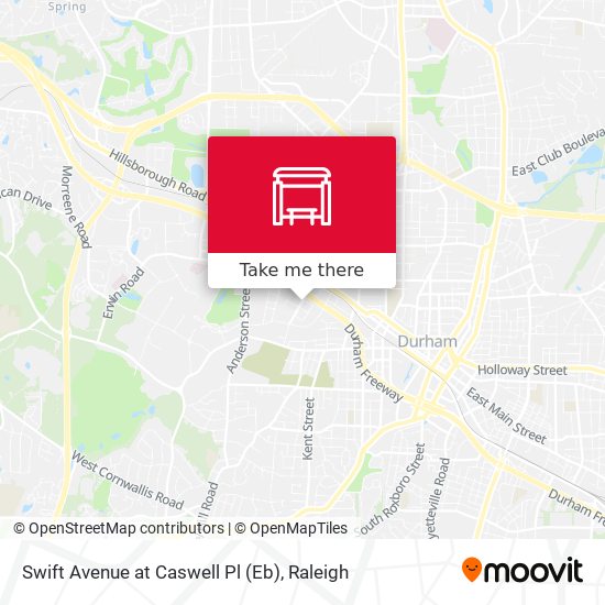 Mapa de Swift Avenue at Caswell Pl (Eb)