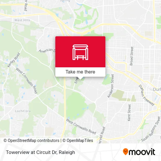 Mapa de Towerview at Circuit Dr