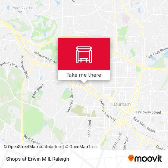 Shops at Erwin Mill map