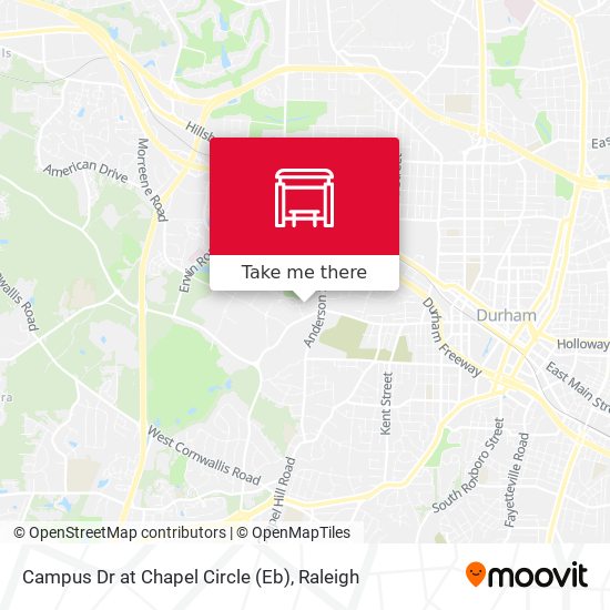 Campus Dr at Chapel Circle (Eb) map