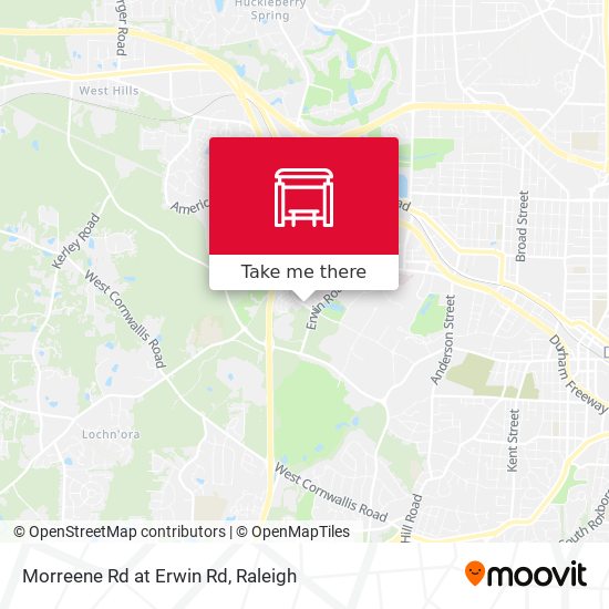Mapa de Morreene Rd at Erwin Rd