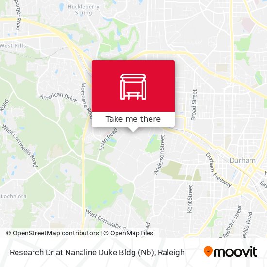 Research Dr at Nanaline Duke Bldg (Nb) map