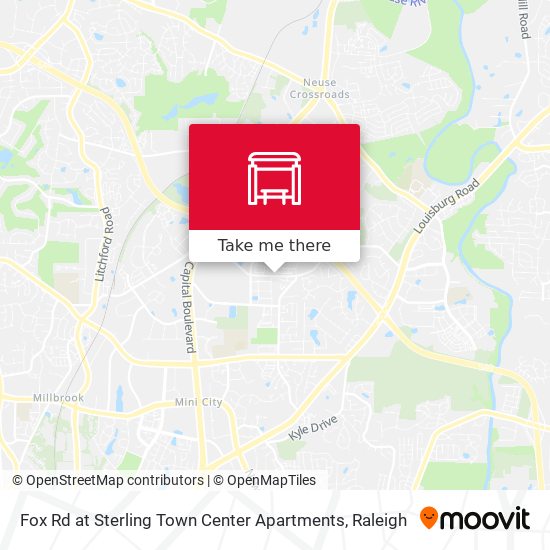Fox Rd at Sterling Town Center Apartments map