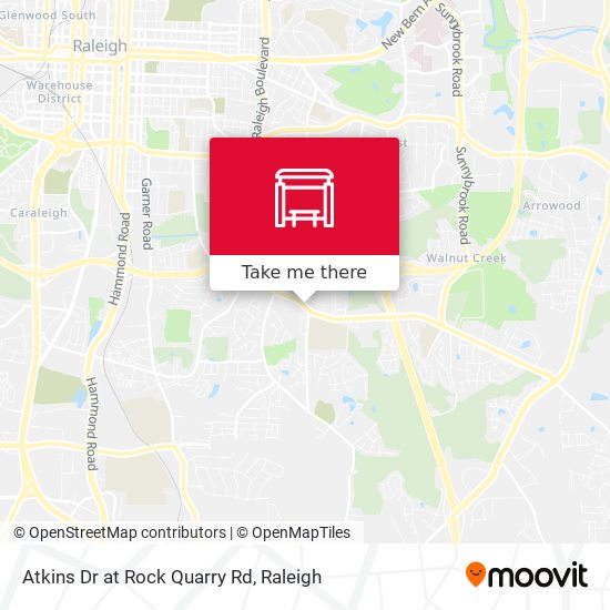 Atkins Dr at Rock Quarry Rd map