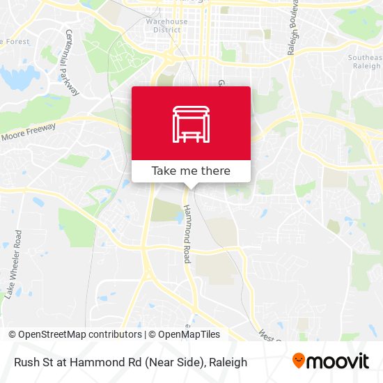 Rush St at Hammond Rd (Near Side) map