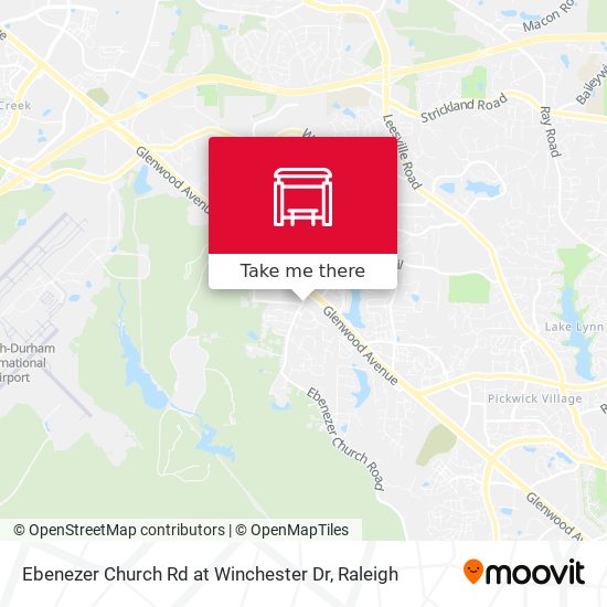 Ebenezer Church Rd at Winchester Dr map