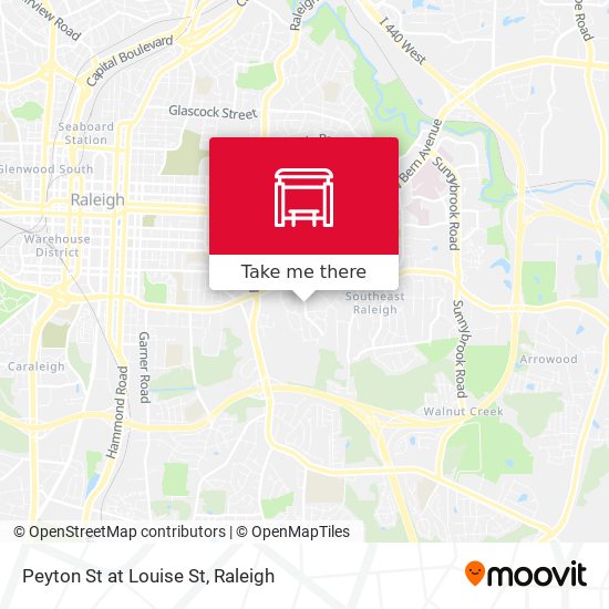 Mapa de Peyton St at Louise St